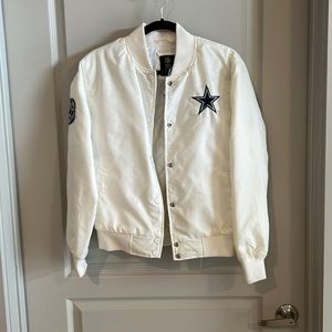Womens Dallas Cowboys bomber jacket